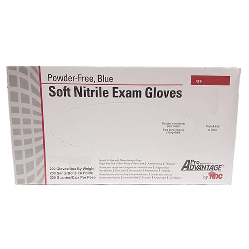 Pro Advantage P359021 Soft Nitrile Gloves Extra Small Blue 200/Pk