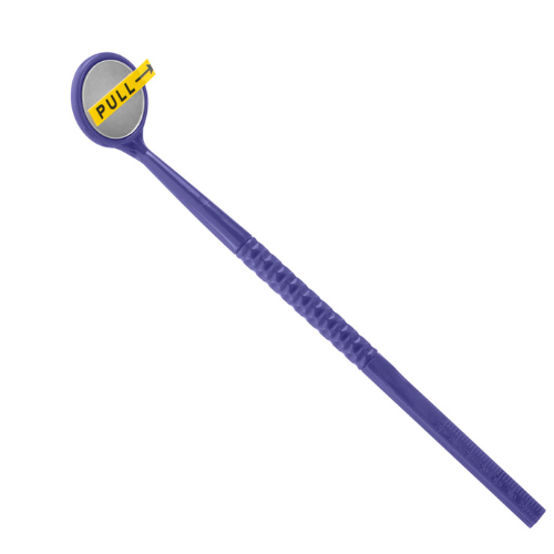 Plasdent MMR-10V Disposable Plastic Mouth Mirrors Front Surface Viola 100/PK