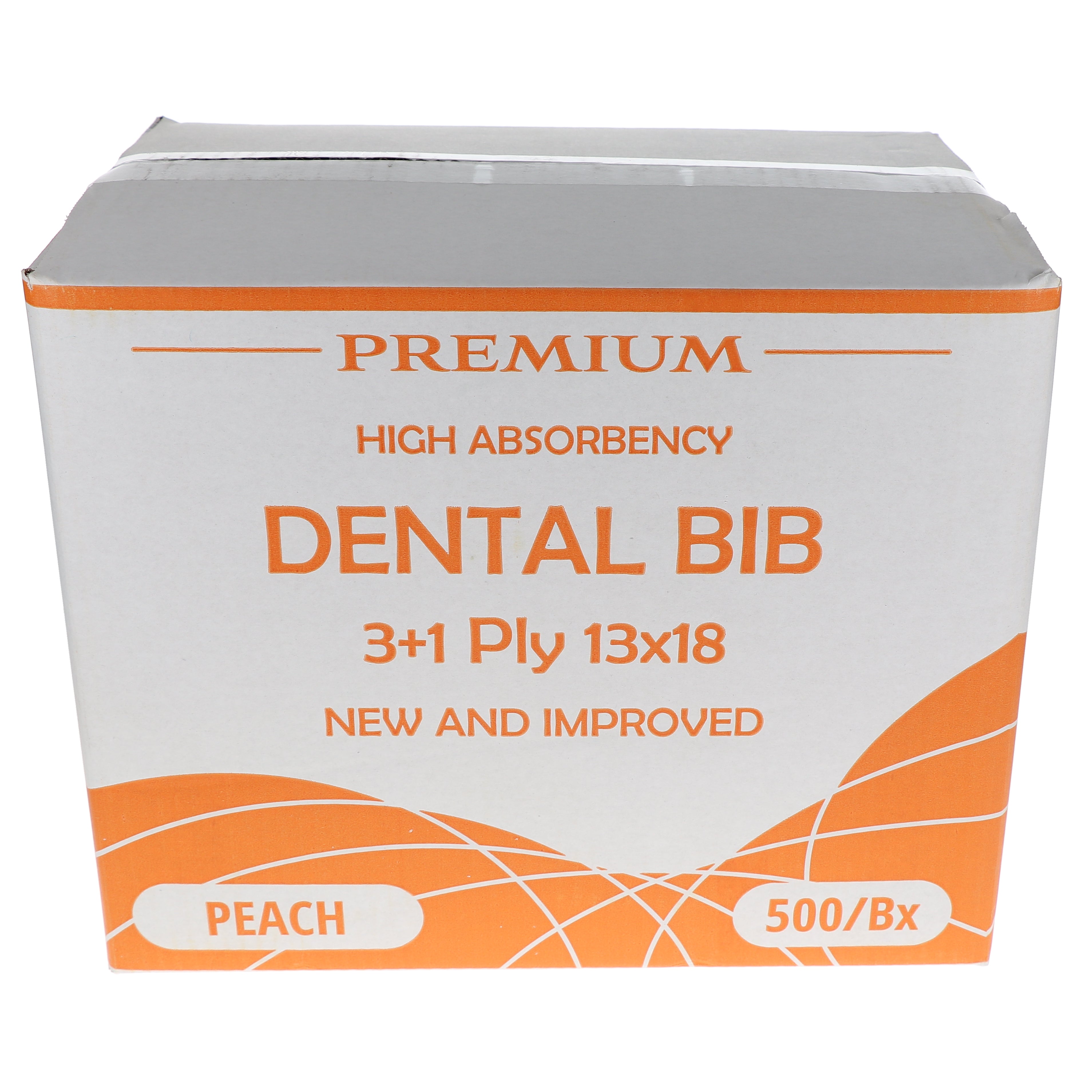 House Brand Dentistry 109237 HSB Dental Patient Bibs 3+1 Ply 13