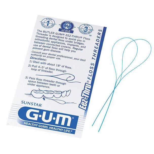 Sunstar Butler 840PQA Gum Eez-Thru Floss Threaders 500/Pk