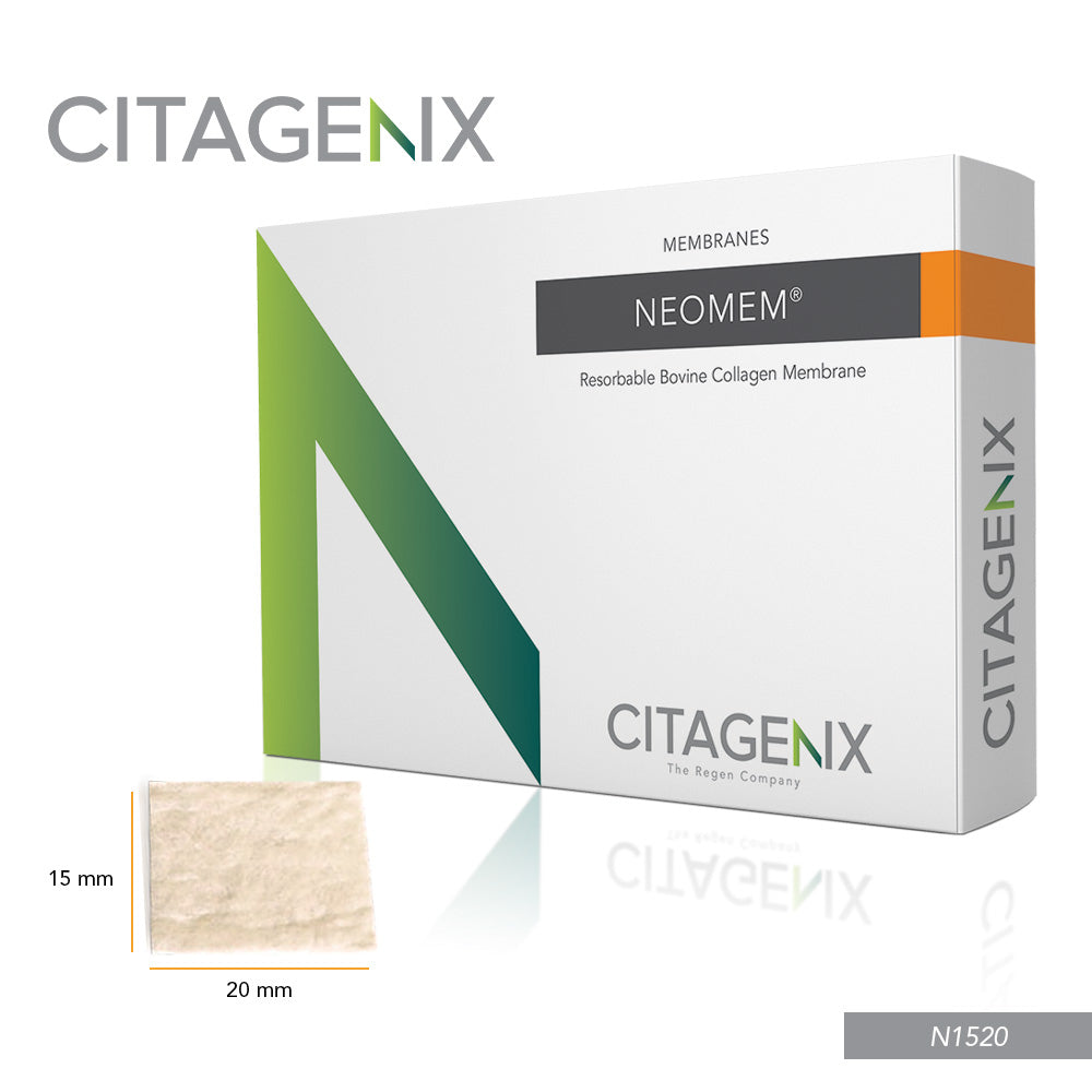 Citagenix N1520 Membrane Bovine Collagen Neomem 15x20mm Resorbable