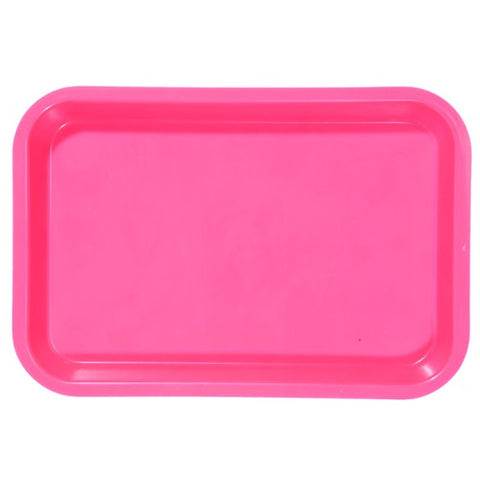 Zirc Dental 20Z101S Mini Setup Tray Size F Flat Plastic Neon Pink