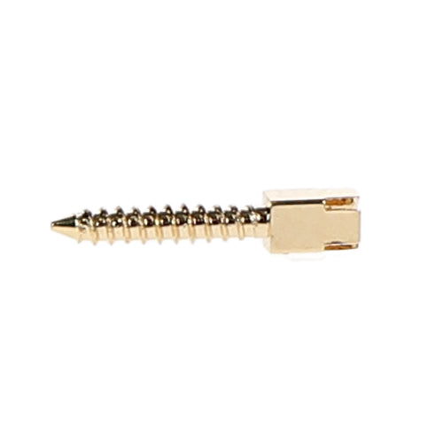 House Brand Dentistry 400017 HSB Gold Plated Screw Posts M2 #2 Medium 9.3mm 12/Pk