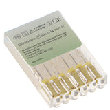 House Brand Dentistry 400470 HSB Hedstrom Endodontic Files 25mm #20 Yellow Stainless Steel 6/Pk