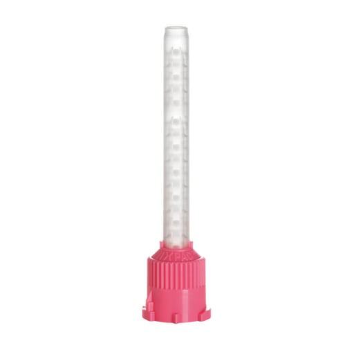 Hygedent SLZ-102395 Hexa HP Dental Mixing Tips 1:1 / 2:1 Medium 5.4mm Pink 48/Pk