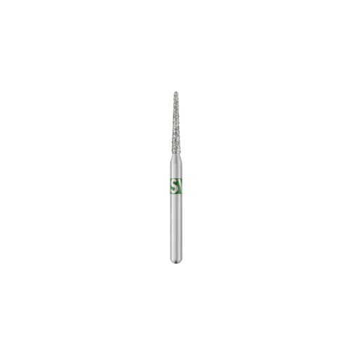 SS White 856-012SC Piranha Round End Taper Super Coarse Grit Diamond Burs 25/Pk