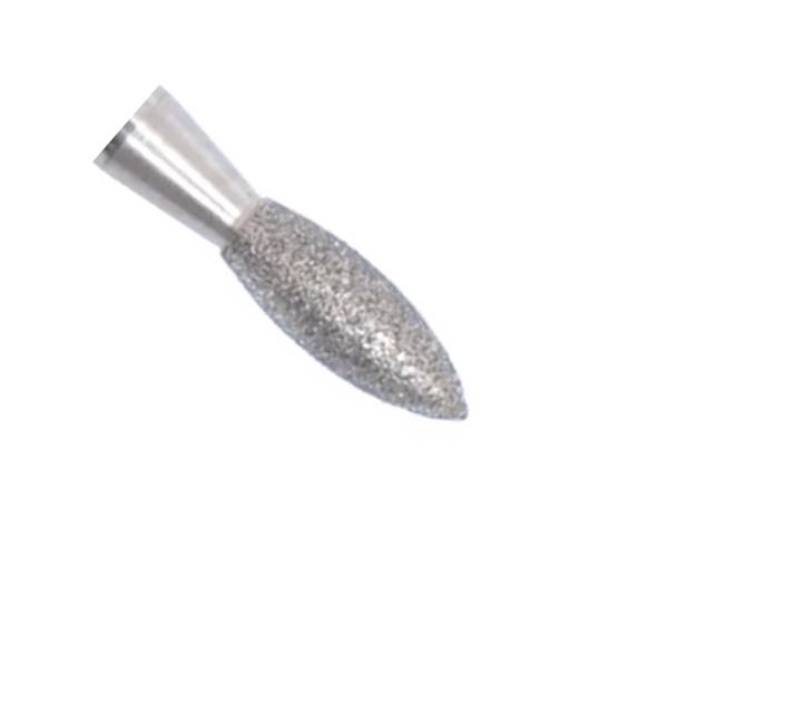 Premier Dental 2015129 Two Striper FG #265.6.5C Flame Coarse Grit Diamond Burs 5/Pk