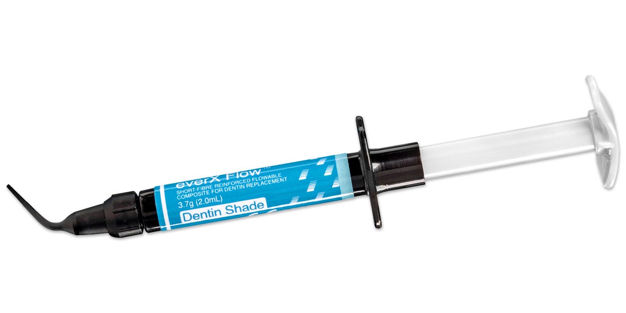 GC 012899 everX Flow Flowable Dental Composite Syringe Dentin 3.7gm