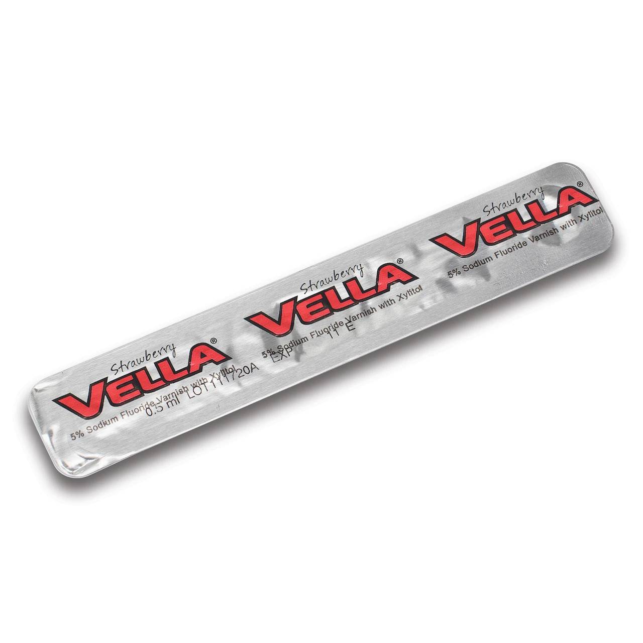 Preventive Technologies 770023 Vella Fluoride Dental Varnish Strawberry 35/Bx