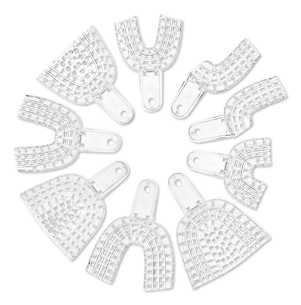 Coltene Whaledent C6910 President Impression Trays #1-9 Reguar Assorted 9/Pk