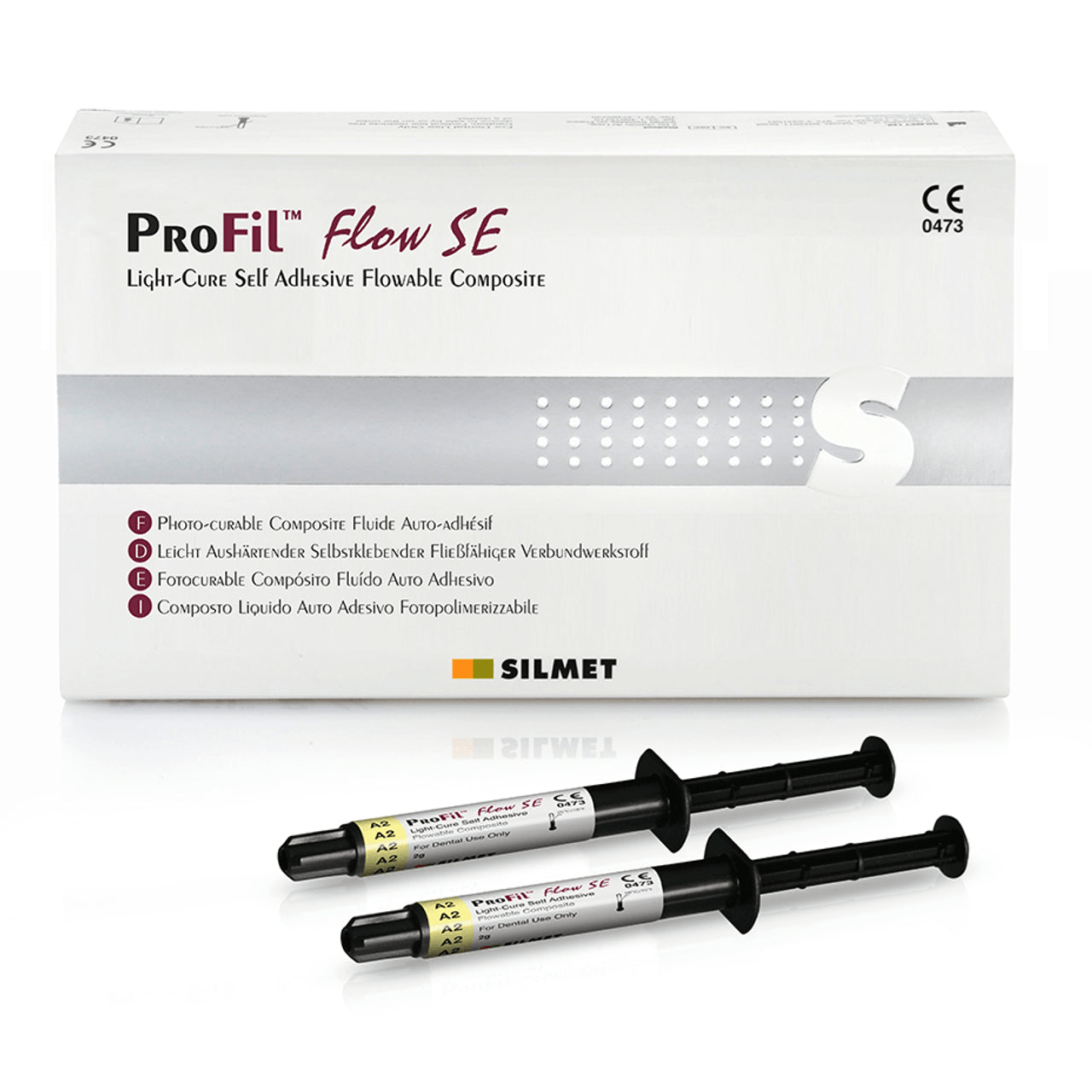 Silmet 164A02SE ProFil Flow SE Flowable Dental Composite Syringes A2 2/Bx 2gm