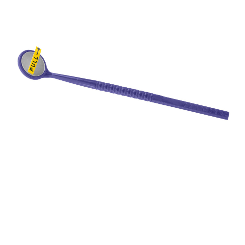 Plasdent MMR-10V Disposable Plastic Mouth Mirrors Front Surface Viola 100/PK