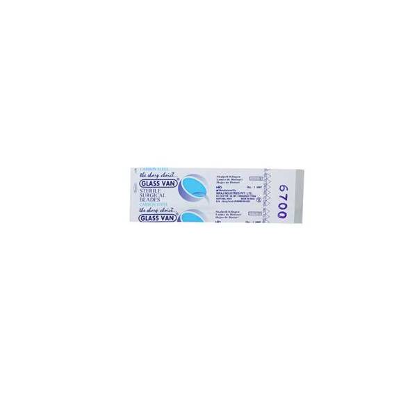 Myco Medical 2002-67 Glassvan #6700 Miniature Surgical Scalpel Blades Sterile Carbon 12/Bx