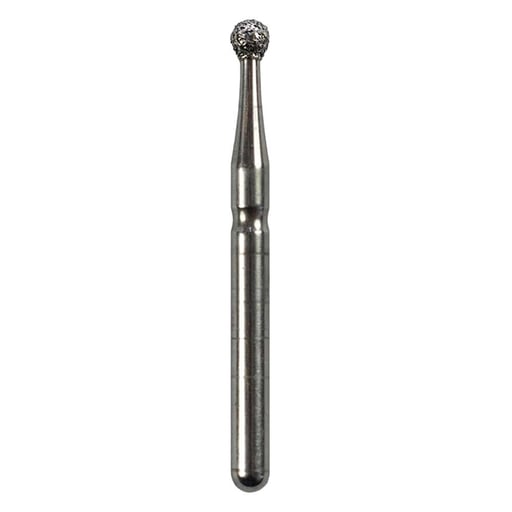 Mydent 801-016M-5 Defend FG Round Medium Grit Diamond Burs 5/Pk