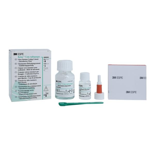 3M Solventum 37201 Ketac Cem Glass Ionomer Luting Dental Cement Intro Pak