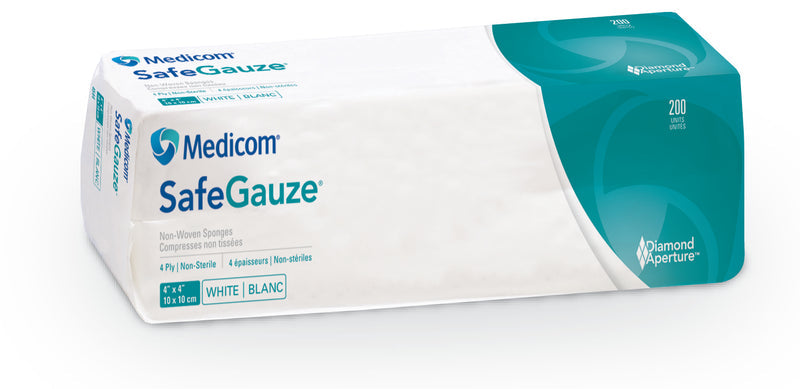 Medicom A7634 SafeGauze Non-Woven Sponges 4