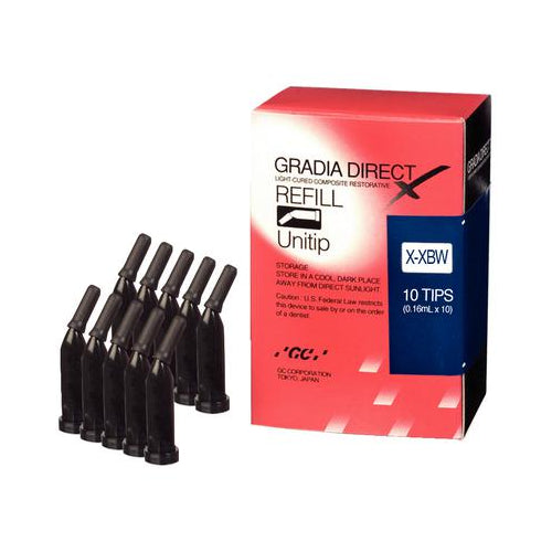 GC 002793 Gradia Direct X Composite Unitips X-XBE 10/Pk