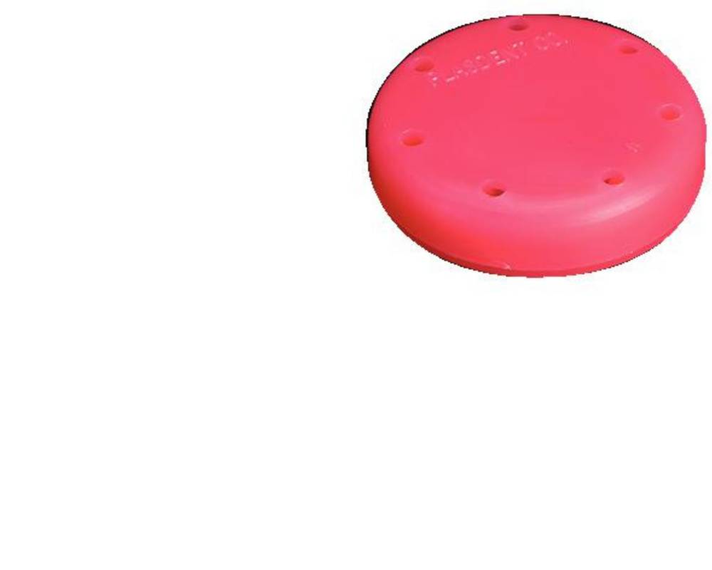 Plasdent 400BSS-6 Magnetic Dental Bur Block 7-Hole Small Round Neon Pink