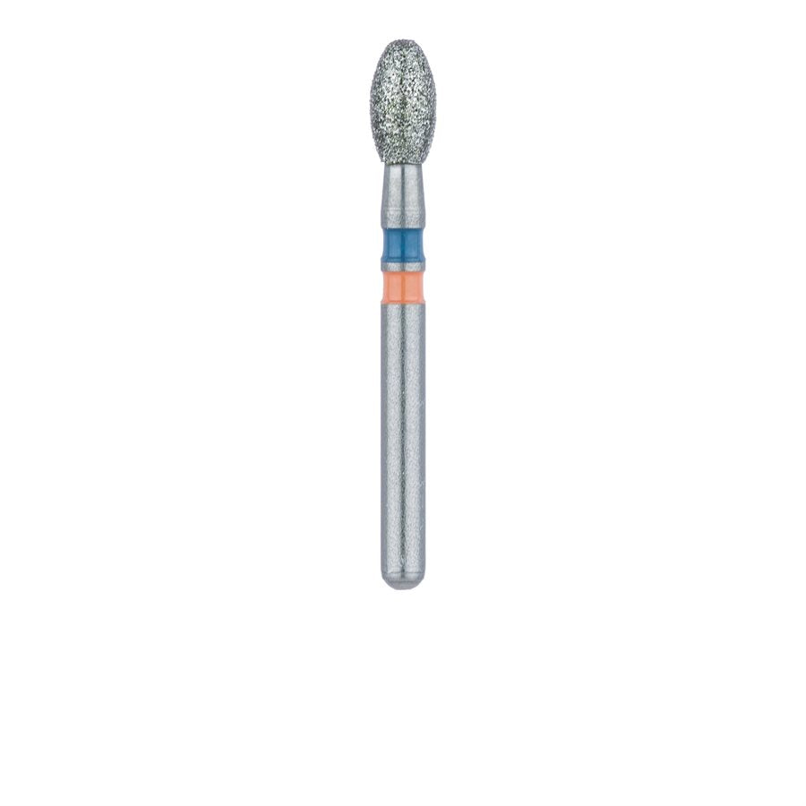 Meisinger Z833-023-FG Zirconia Egg FG Medium Grit 2.3mm Diamond Burs 5/Pk