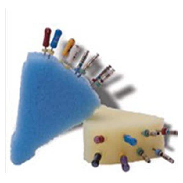 Hager 33630 Endo Foam Inserts Yellow & Blue 24/Pk