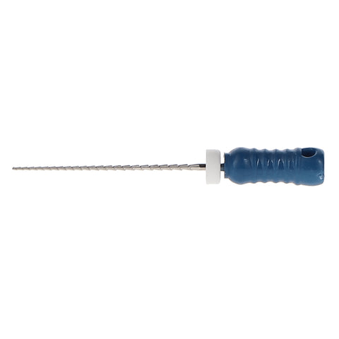 House Brand Dentistry 400455 HSB Hedstrom Endodontic Files 21mm #30 Blue Stainless Steel 6/Pk