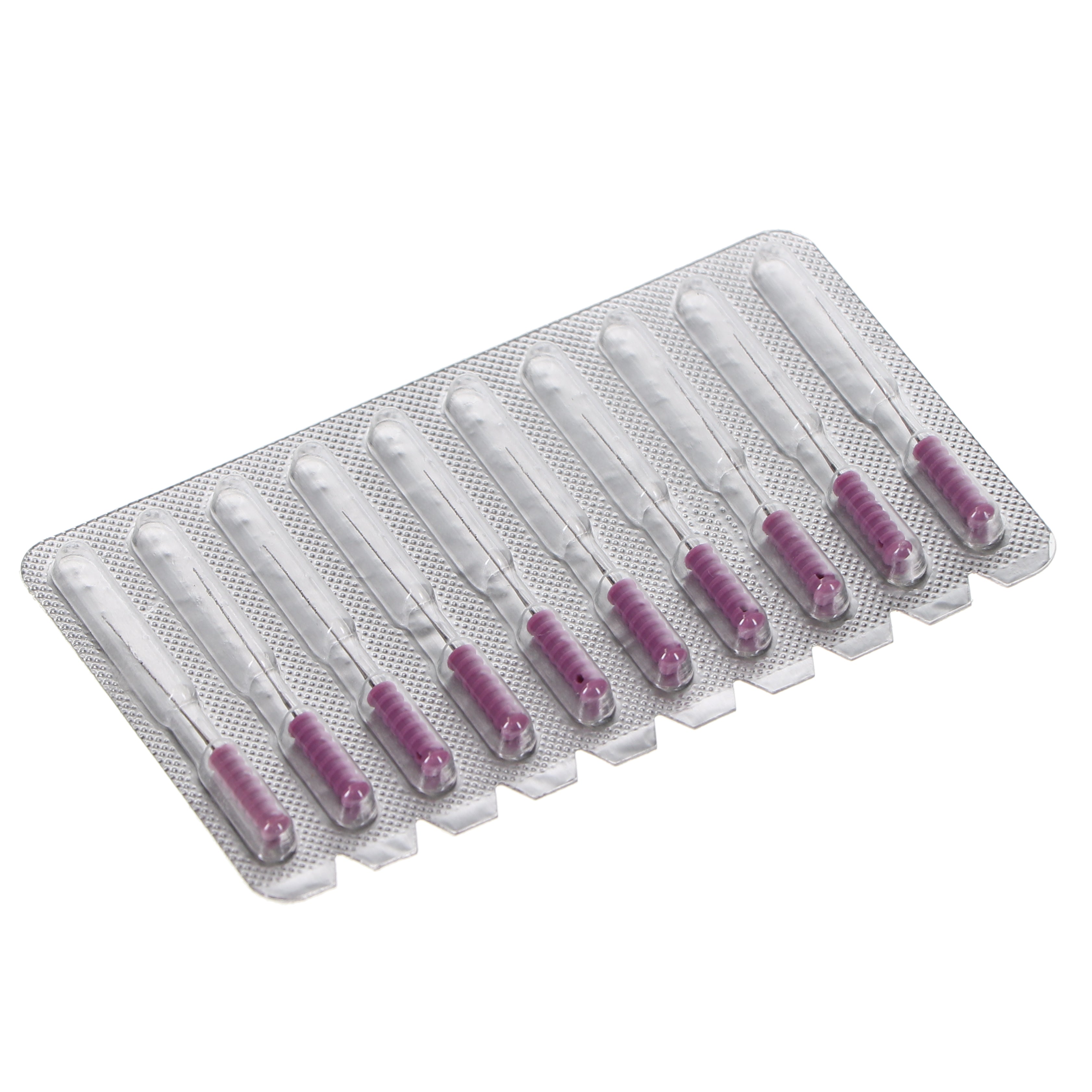 House Brand Dentistry 400620 HSB Barbed Broaches #0 21mm XXXX-Fine Purple Sterile 10/Pk