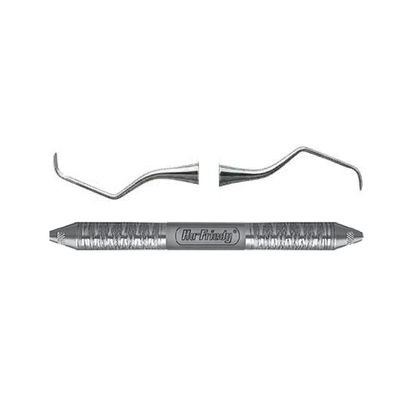 Hu-Friedy SRP7/8R6 Double End #7/8 After Five Dental Curette With Rigid #6 Satin Steel Handle