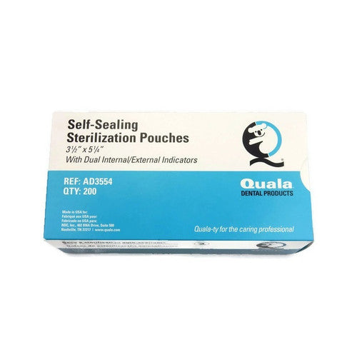 Quala AD3554 Self-Sealing Sterilization Pouches 3.5