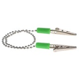 House Brand Dentistry 101261 HSB Dental Patient Bib Clips Chain Green 3/Pk