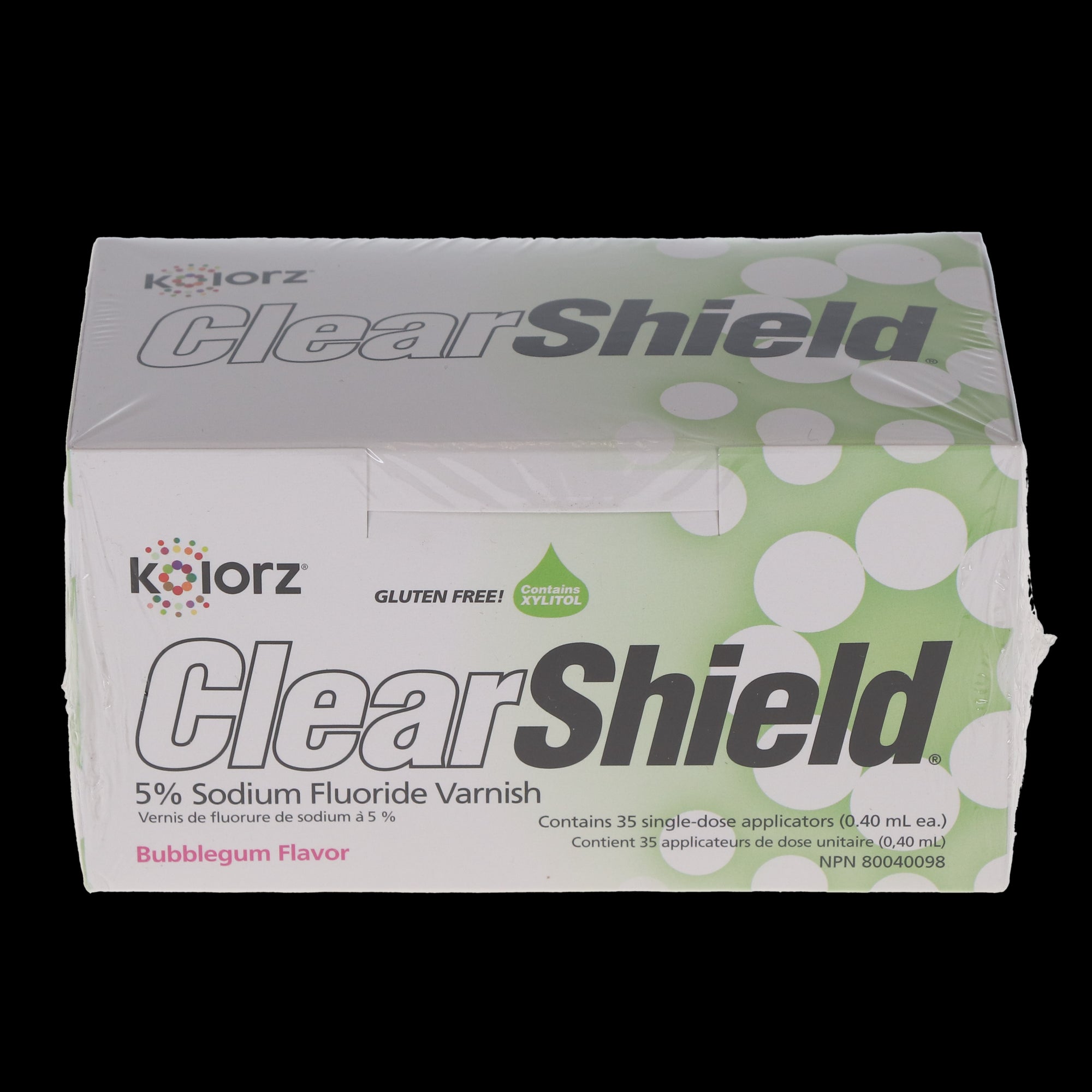 DMG 799503 Kolorz ClearShield Fluoride Dental Varnish Bubblegum 35/Pk