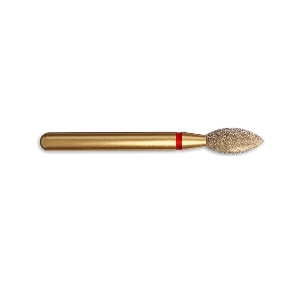 Coltene Whaledent 60031773 Alpen FG #368 Football Pointed Fine Grit 2.3mm Red Diamond Burs 5/Pk