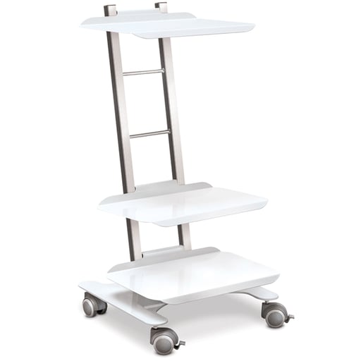 Practicon 7138210 Adjustable Heavy Duty Teknocart Equipment Storage Cart