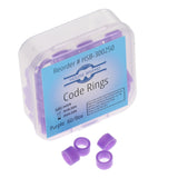 House Brand Dentistry 300250 HSB Coded Dental Instrument Rings Purple 60/Bx