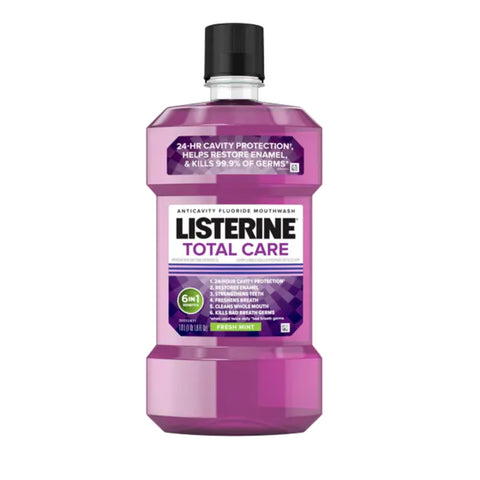 Warner Lambert 30635 Listerine Total Care Fresh Mint Mouthwash 1 Liter EXP Feb 2025