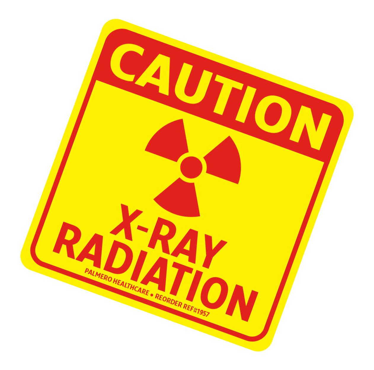 Palmero 1957 Caution Radiation Labels OSHA Compliant 3