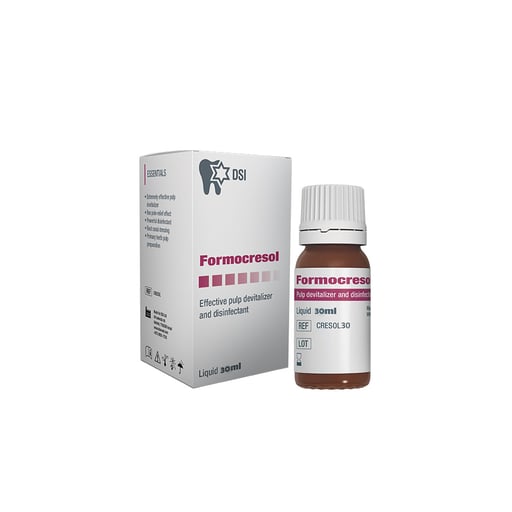 DSI CRESOL30F Formocresol Pulp Devitalizer & Disinfectant Solution 30mL
