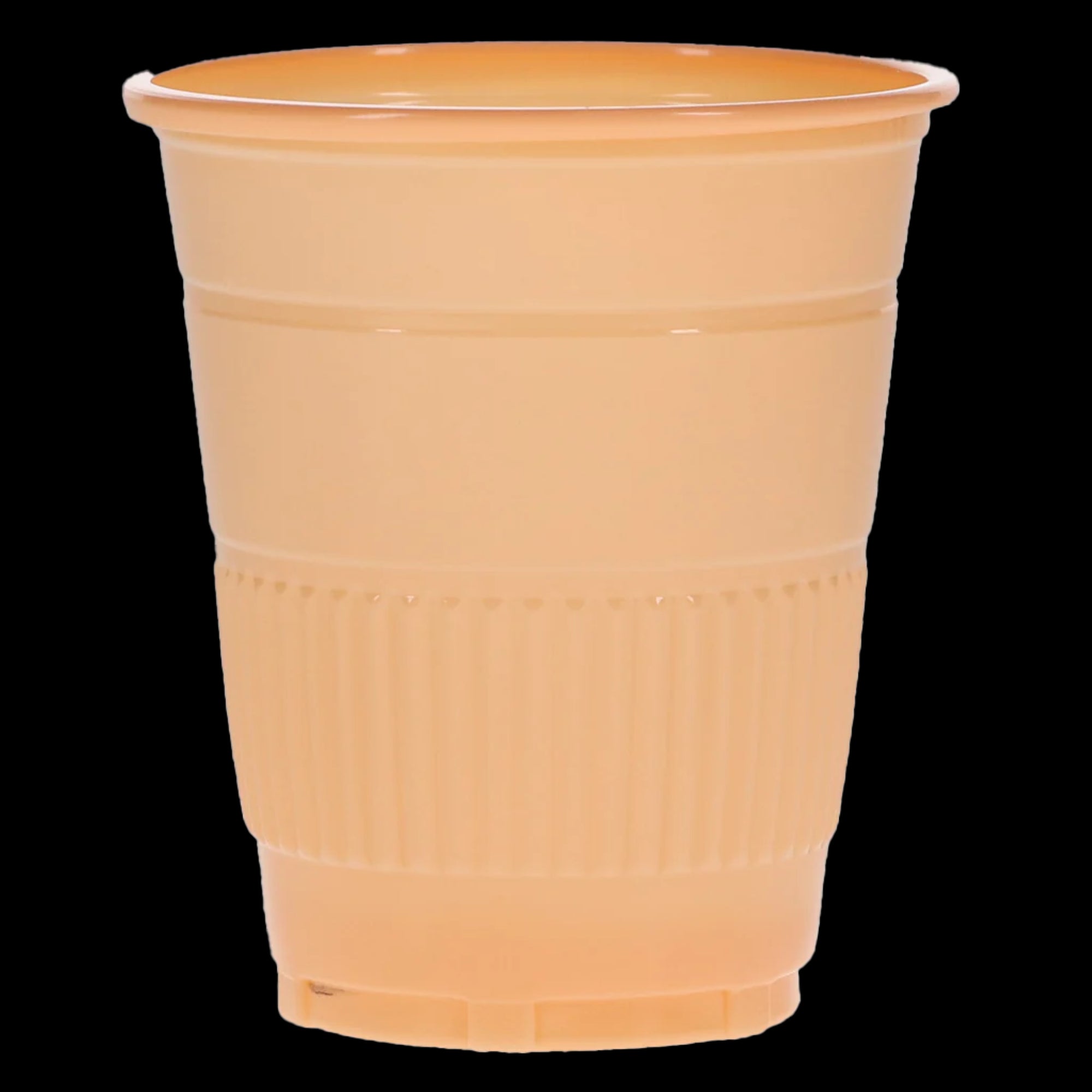 Plasdent SPC-12 Super Disposable Plastic Drinking Cups Peach 1000/Cs 5oz