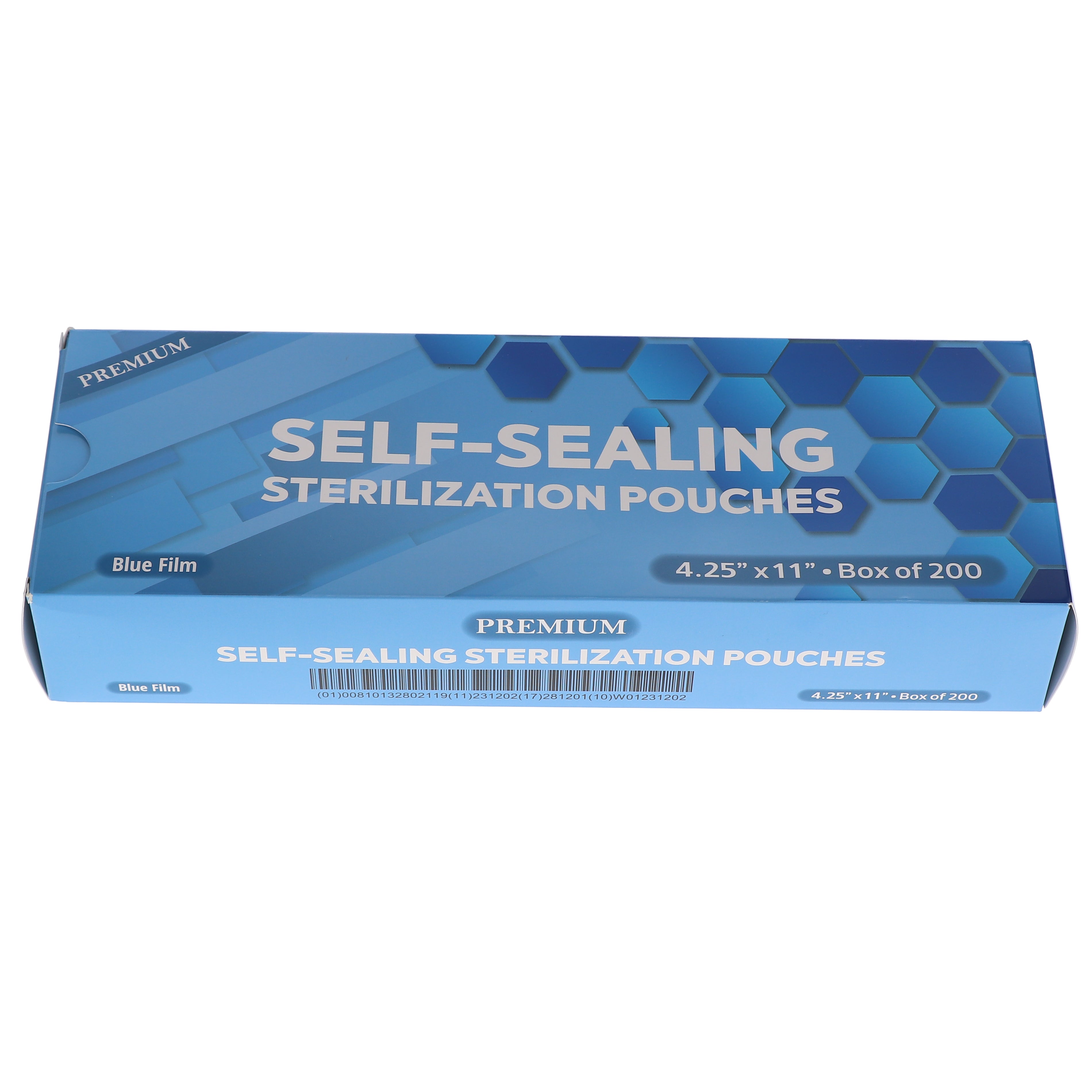 House Brand Dentistry 100536 HSB Self-Sealing Sterilization Pouches 4.25