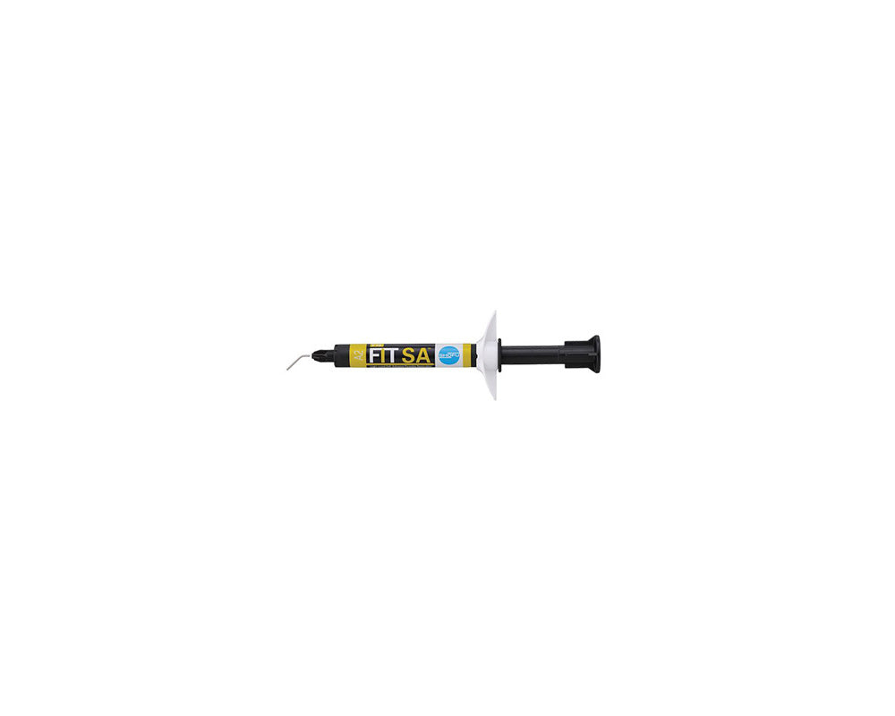 Shofu Dental Y2561 FIT Self-Adhesive Flowable Composite Syringe F10 A2 2.2g