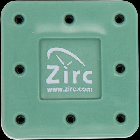 Zirc Dental 50Z400D Magnetic Bur Block 8-Hole Microban Green