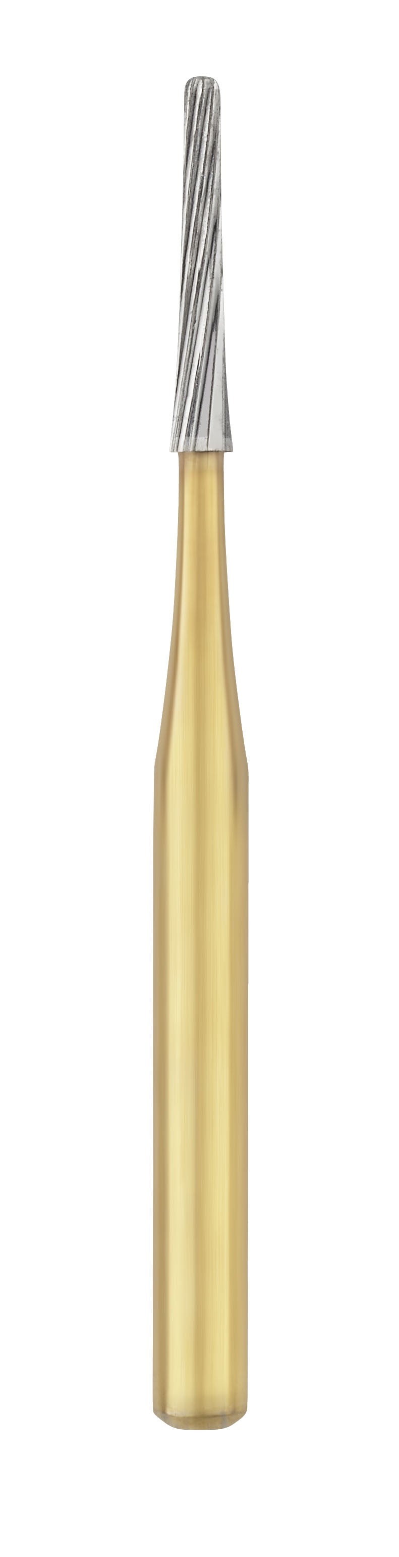 SS White 15642-5 FG 12-Blade #7642 Taper Round End Trimming & Finishing Carbide Burs 5/Pk
