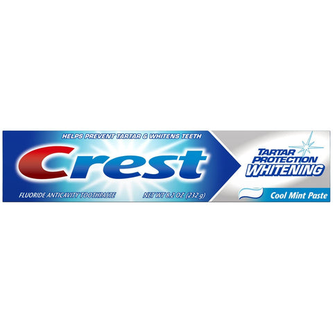 Proctor & Gamble 3700092792 Crest Tartar Protection Whitening Paste Cool Mint 24/Cs 8.2 oz