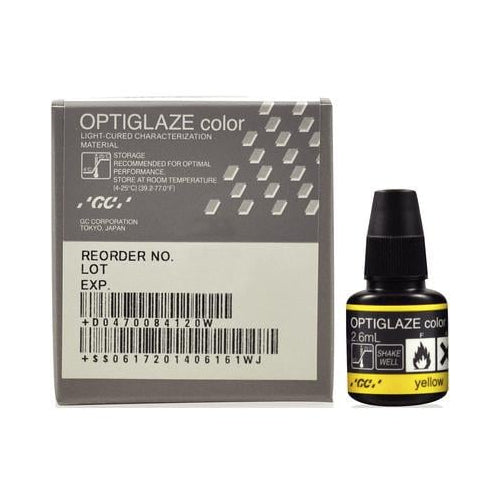 GC 008414 OptiGlaze Dental Composite Coating Yellow 2.6mL