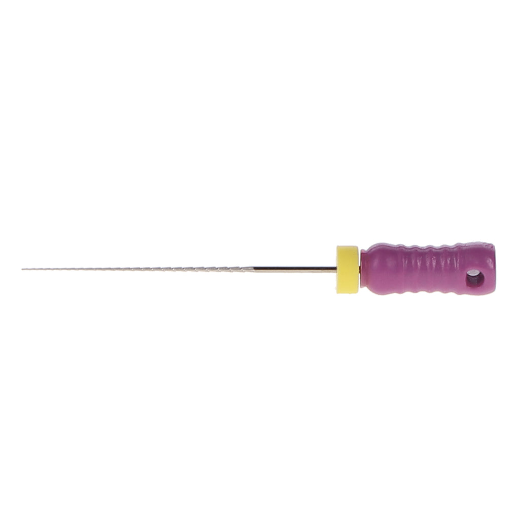 House Brand Dentistry 400467 HSB Hedstrom Endodontic Files Stainless Steel 25mm #10 Purple 6/Pk