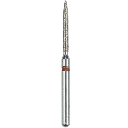 Mydent 863-012F-5 Defend FG Flame Shaped Fine Grit Diamond Burs 5/Pk