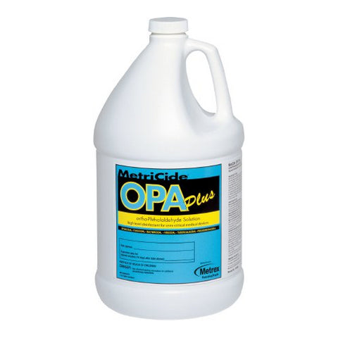 Metrex 10-6000 MetriCide OPA Plus High-Level Disinfectant Hospital Liquid 1 Gallon