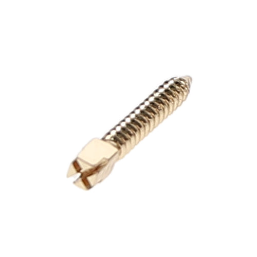 House Brand Dentistry 400028 HSB Gold Plated Screw Posts XL4 #4 X-Long 14.2mm 12/Pk