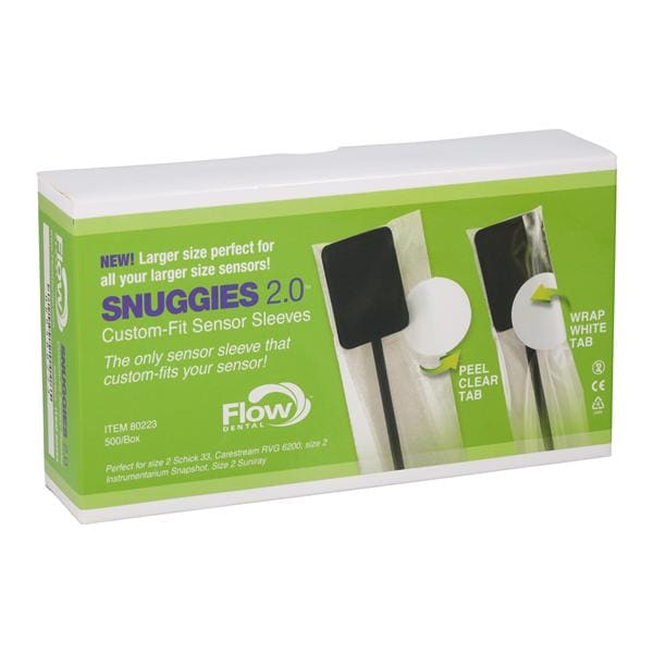 Flow X-Ray 80223 Snuggies 2.0 Custom Fit Sensor Sleeves 500/Box