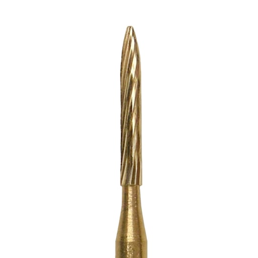 Microcopy FGH48L10 NeoBurr FG #H48L10 12-Blade Flame Trimming & Finishing Diamond Burs 25/Pk