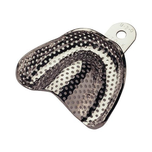 GC 263672 Sto-K Perforated Aluminum Impression Tray #U-2-O Small Upper Ovoid